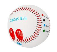 Entraîneur de baseball Pitching Grip Trainer - Ballon d'entraînement de 22,4 cm - Positionnement des doigts à code couleur - Matériau souple et durable - Design léger - Idéal pour l'entraînement de