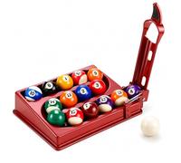 Entraîneur de Boules de Billard de Précision, Triangle de Billard Maintient 15 Boules, Outil de Formation Manuel de Billard/Contrôle de Queue et Exercices Cohérents, pour Pratique en Solo et Débu Red