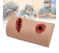 Entraîneur de bras de tourniquet, modèle de simulateur de formateur de blessure, simulateur de contrôle de saignement, modèle de formation de tourniquet de lacération, suture pratiquant, pour médical