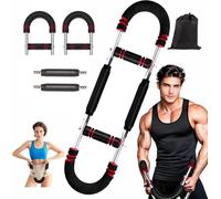 Entraîneur de bras, exercice de bras Twister, extenseur de poitrine réglable, équipement d'entraînement triceps, forme parfaite du corps pour les hommes, trois vitesses pour ajuster 27,2 à 50 kg