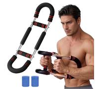 Entraîneur de bras réglable en forme de U multifonctionnel - Entraînement amovible - Power Twister - Équipement d'exercice pour les bras - Extenseur de poitrine à domicile - Résistance à ressort