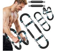 Entraîneur de bras réglable, MERACH Twister, ressort 27-50 kg, poignée antidérapante, exercices bras/pectoraux/biceps/dos, max