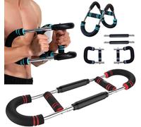 Entraîneur de bras Twister réglable - Renforcement portable de l'avant-bras et de la poitrine Équipement d'entraînement à ressort Outil de fitness pour exercices à la maison Développer les muscles des