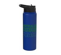 Entraîneur de break dance australien Funny Australian Australia Stainless Steel Insulated Water Bottle