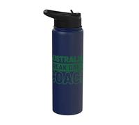 Entraîneur de break dance australien Funny Australian Australia Stainless Steel Insulated Water Bottle