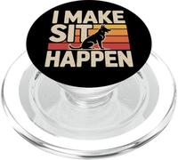 Entraîneur de Chien Amusant avec Inscription « I Make Sit Happen » PopSockets PopGrip pour MagSafe