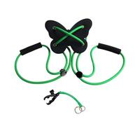 Entraîneur de connexion de swing pour la coordination du haut du corps, sangle de forage en caoutchouc réglable avec sections de coussin en mousse, routines de mouvements répétitifs, outil de rotation