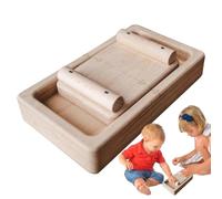 Entraîneur de doigts et de bras - En bois interactif - Planche d'entraînement de la force du poignet et de la prise en main (portable et amusant) - Idéal pour les grimpeurs et les dortoirs