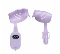 Entraîneur de Doigts pour Enfants Guzheng de Posture Guide de Paume Outil Pédagogique Plastique Fixation Antidérapante Réglage Souple Adapté aux, Violet Mauve, size to 2