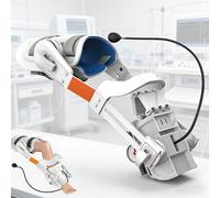 Entraîneur de flexion et d'extension du genou - Réglable de 10° à 140° pour usage domestique, améliore la mobilité des jambes, aide contre la raideur et pour les exercices de rééducation