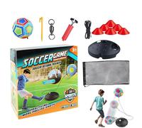 Entraîneur de Football - avec Cordon Élastique et Sac de,avec Cordon Élastique et Sac de pour la Précision de Passe Entraînement Individuel pour Garçons