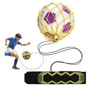 Entraîneur de football, entraîneur de football pour | Aide à l'entraînement de football portable pour,Entraîneur de dribble de football, équipement d'entraînement de football en salle, filet de jongl