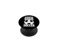 Entraîneur de Football pour Filles You Don't Scare Me PopSockets PopGrip Adhésif