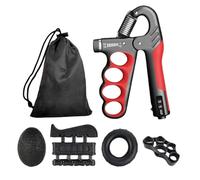 Entraîneur De Force De Préhension - Exerciseur De Main Multifonctionnel, Civière De Doigt Portable, Renforcement De L'-bras, Entraîneur De Bras Durable | Kit De Pinces À Main Ergonomiques Pour Ho