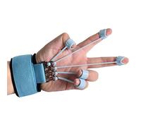Entraîneur de Force de Préhension, Pince à Main, Renforcement des Doigts pour la Thérapie de la Main (Bleu)