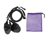 Entraîneur de force des bras de natation, bandes élastiques noires en Latex, accessoires de natation avec pagaie à main