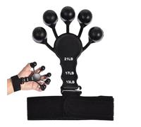 Entraîneur de force des doigts, entraîneur de force de préhension | Renforceur des mains - Exercice de doigt professionnel réglable à 6 niveaux de résistance pour exercice de guitare, aide à la remise