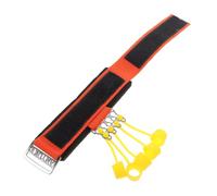Entraîneur de Force des Mains Réglable 10 LB, pour Doigts, Jaune | Silicone, Polyester et Alliage de Zinc, Usage Bureau et Maison, avec Anneaux de Rechange et Manchons Supplémentaires