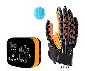 Entraîneur de gant Robot réadaptation Intelligent for personnes âgées hémiplégie équipement d'exercice doigt fendu à cinq doigts Entraînement et réadaptation(Host+right hand M)