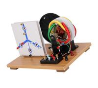 Entraîneur de générateur de sciences physiques pour étudiants, affichage de la puissance de rotation manuelle, configuration pédagogique triphasée, panneau de référence de circuit, aide du à de de