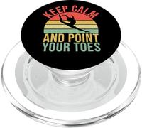Entraîneur de Gymnastique Keep Calm and Pointer Your Toes PopSockets PopGrip pour MagSafe