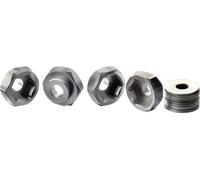 Entraîneur de jante en aluminium Absima 12 mm -- 17 mm aluminium 1:10 4 pc(s)