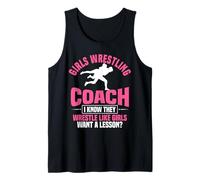 Entraîneur de lutteur Envie d'une leçon pour Filles Entraîneur de Lutte Débardeur