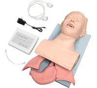 Entraîneur De Mannequin D'intubation Nasale Orale, Entraîneur De Gestion Trachéale Des Voies Respiratoires En Silicone, Modèle D'enseignement De Simulateur De Formation D'intubation