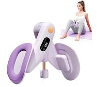 Entraineur de Muscle Pelvien avec Compteur, Hip Trainer Exerciseur, Entraîneur de Cuisse, Rotation 360° & Résistance Réglable, Reeducation Périnée Femme pour Muscle Pelvien/Fessiers/Veaux/Cuisses/Bras