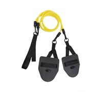 Entraîneur de natation élastique en TPE avec bandes de résistance pour exercices en intérieur et en extérieur (bleu 18,1 kg)