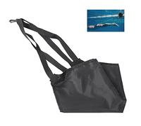Entraîneur de Natation en Force Natation à Ceinture de résistance de Harnais avec Poche en Maille pour Les Exercices de Piscine (Large Black)