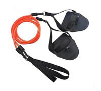 Entraîneur de Natation terrestre Accessoire d entraînement Simulation Crawl avec Corde Traction et Bandes pagaie palmée Comprend Un Sac Rangement pour Adultes