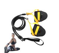 Entraîneur de natation terrestre : bandes élastiques professionnelles de résistance, palmes de pagaie avec tube en TPE, entraînement de force de 60 kg, équipement d'exercice avec ceinture