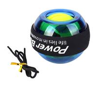 Entraîneur de poignet à LED, balle gyroscopique de relaxation, outil de fitness musculaire de haute qualité (bleu)