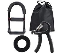 Entraîneur de poignet， Exerciseur de Poignet Anneau de Fitness Bras Renforceur de poignée de Main Sport Gym Entraînement de Puissance Complet Finger Pow 3, Taille : 1 Set Trainers(Svart)