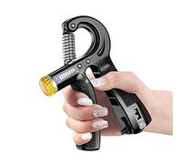 Entraîneur de poignet, Renforceur de poignée à résistance réglable, exercice pince main, renforcement la, presse-main, du poignet et entraîneurs d'entraînement(Svart)