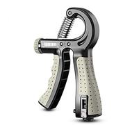 Entraîneur de poignet, Renforceur de poignée à résistance réglable, exercice pince main, renforcement la, presse-main, du poignet et entraîneurs d'entraînement(Grau)