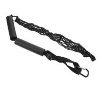 Entraîneur de Pointes de Volley-ball Réglable, Sangle Noire 110-124 CM | Corde Ajustable, à Suspendre Pratique à Porte Gymnase, pour Débutants et Instructeurs