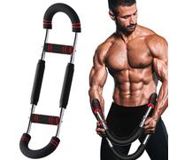 Entraîneur de poitrine pour homme - Twister Arm Trainer - Extenseur de poitrine réglable - Amplificateur de force musculaire portable - Design détachable - Entraînement des épaules, du dos et des
