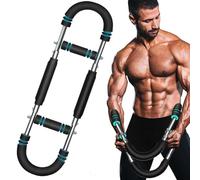 Entraîneur de poitrine pour homme - Twister Arm Trainer - Extenseur de poitrine réglable - Amplificateur de force musculaire portable - Design détachable - Entraînement des épaules, du dos et des