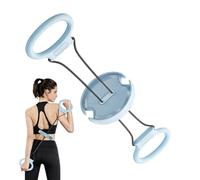 Entraîneur de poitrine - Roue d'inertie 1 pièce Machine pectorale pour gymnases compacts, équipement rotatif avec barres de préhension, sculpteur de torse, construction musculaire pour bureau, dortoir