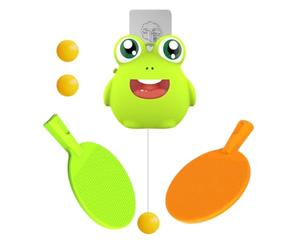 Entraîneur de porte de pong - jeu de pong réglable portable, jeu interactif avec balle, entraînement pour murs de cour pour intérieur et extérieur, exercice cérébral amusant, Cl