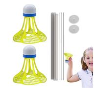 Entraîneur de rebond pour un joueur de badminton, Entraîneur de badminton pour un seul joueur, jeu d'entraînement de badminton d'intérieur avec boules de badminton luminescentes, équipement d'entr