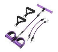 Entraîneur de Résistance à Pédale TPE 3 Tubes, 1 Set pour Gym et Maison