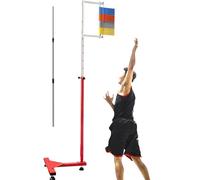 Entraîneur de saut vertical réglable et outil de mesure pour athlètes, testeur de saut en métal de 1,5 à 3,9 m, parfait pour l'évaluation de la performance de la salle de sport et de l'école, stimule