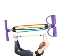 Entraîneur de siège : entraînement à pédale réglable, outil de remise en forme sans glissement, équipement de bras élastique, exercice amincissant de la taille | Équipement d'exercice extracteur