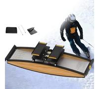 EntraîNeur de Ski,Appareil De Musculation 3D avec Bandes de RéSistance RéGlables,Charge Maximale de 150 Kg pour Le Renforcement de La Taille,des Abdominaux et des Jambes avec BâTons Et Tapis De Sol.