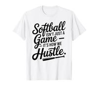 Entraîneur de Softball pour Filles, Remerciement, équipe, appréciation Hustle T-Shirt