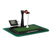Entraîneur de swing de golf avec analyseur numérique - Tapis de frappe portable d'intérieur et d'extérieur avec rétroaction vocale et affichage des données