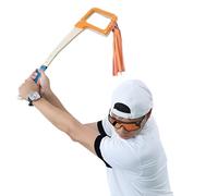 Entraîneur de swing de golf, barre d'exercice pour le golf, avec retour des deux côtés pour la correction de la et l'entraînement de frappe et de put pour l'intérieur et l'extérieur